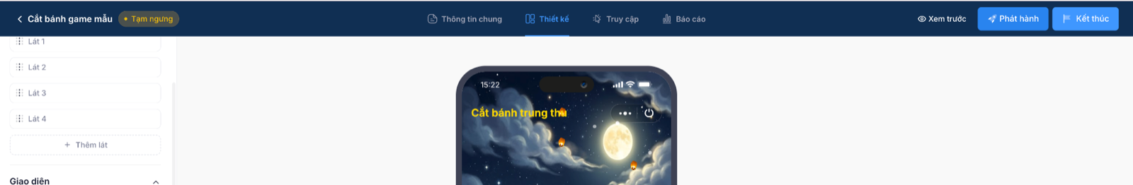 Nút phát hành game