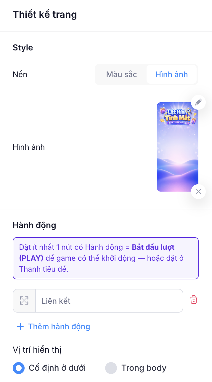 Thiết kế trang